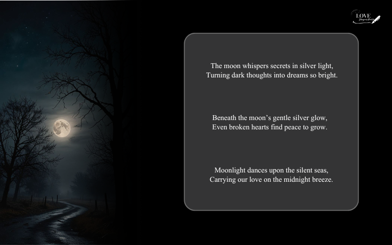 Moon Shayari in English