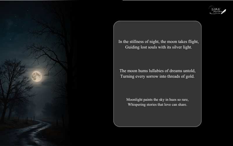 Moon Shayari in English