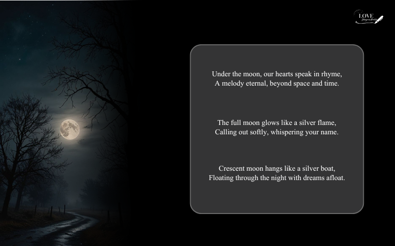 Moon Shayari in English