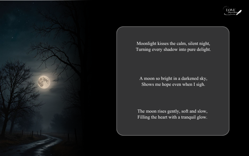 Moon Shayari in English