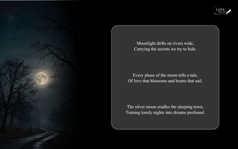 Moon Shayari in English