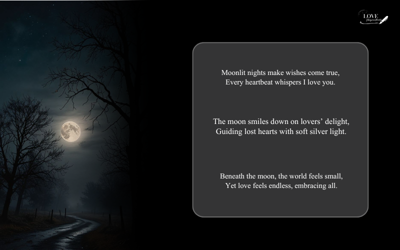 Moon Shayari in English