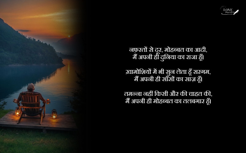 self love shayari in hindi