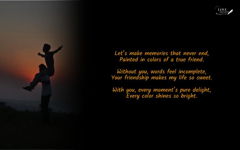 2 Line Best Friend Bestie Friendship Shayari in English