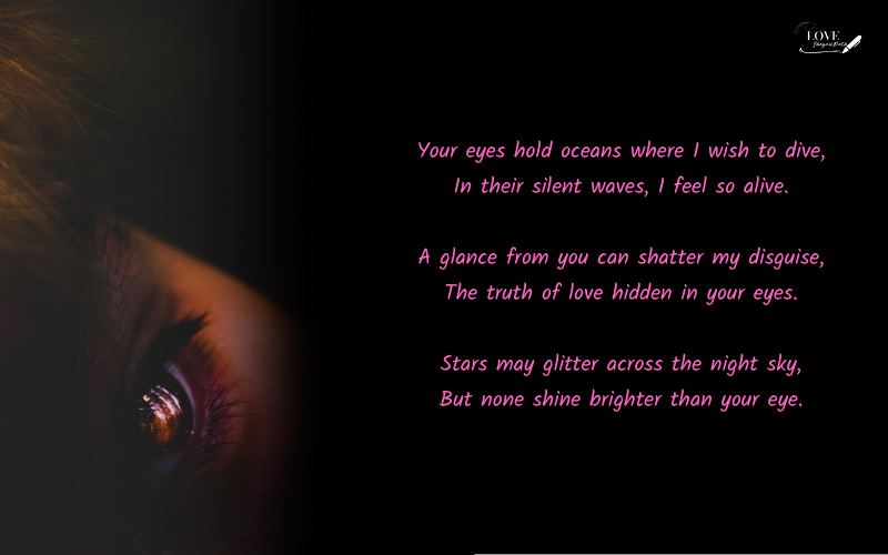 2 Line Shayari on Eyes in English