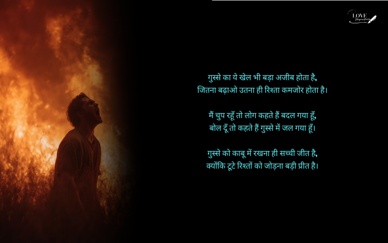 Gussa Shayari 