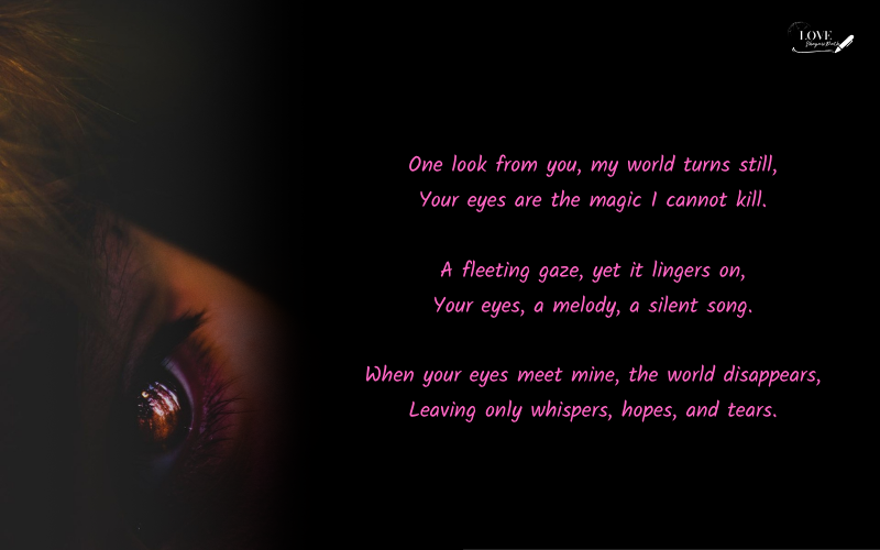 2 Line Shayari on Eyes in English