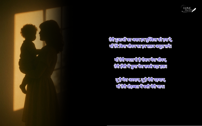 Maa ke Liye Shayari in Hindi