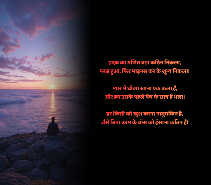 मजेदार शायरी