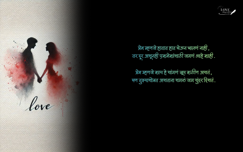 प्रेम म्हणजे काय शायरी